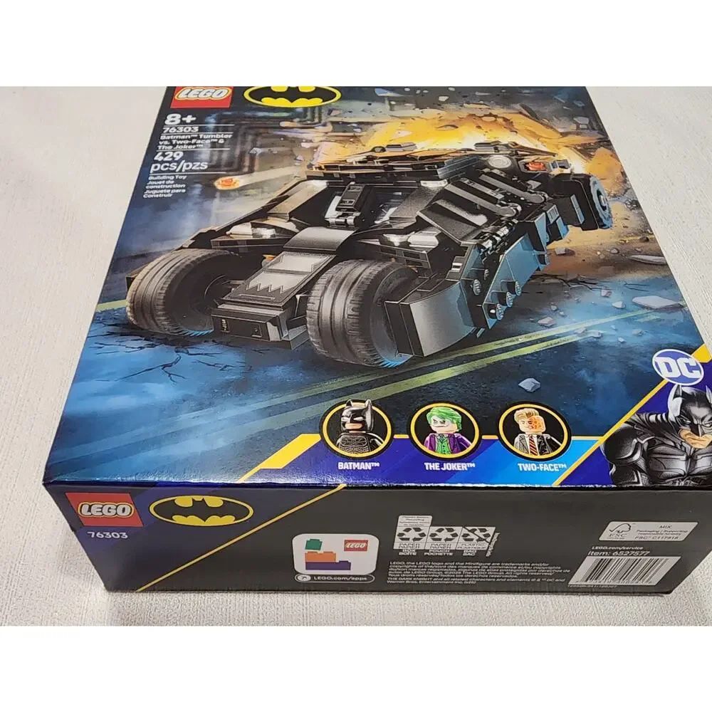 Lego Batman tumbler vs Two-face and Joker chase 429 pieces